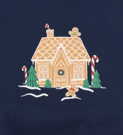 Name It Sweatshirt - NmfVismas - Navy Blazer/Gingerbread House
