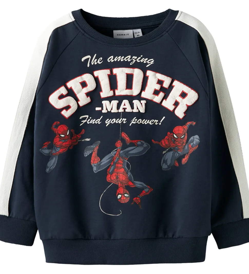 Name It Sweatshirt - NmmObert - Spiderman - Navy Blazer
