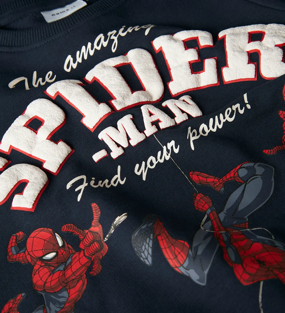Name It Sweatshirt - NmmObert - Spiderman - Navy Blazer