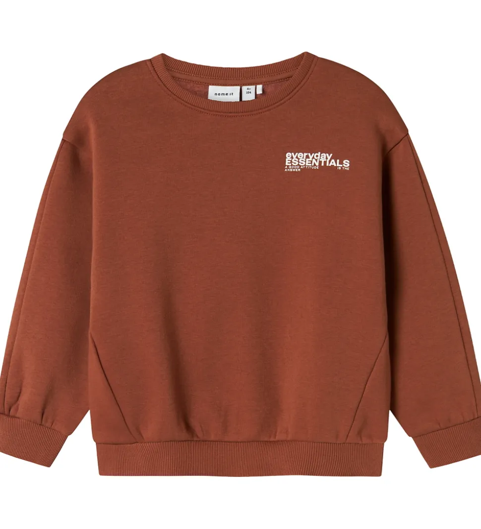 Name It Sweatshirt - NmmOkian - Carob Brown