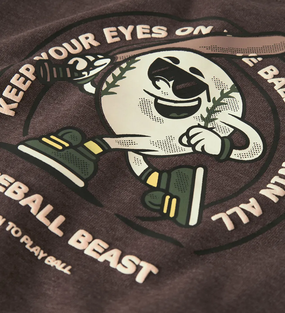 Name It Sweatshirt - NmmOlaf - Shaved Chocolate