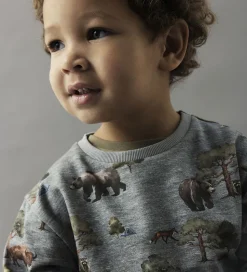 Name It Sweatshirt - NmmOlin - Grey Melange