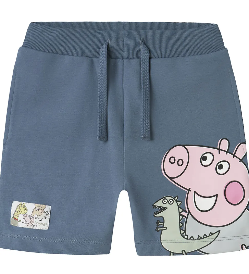 Name It Sweatshorts - NmmArt - Blue Mirage