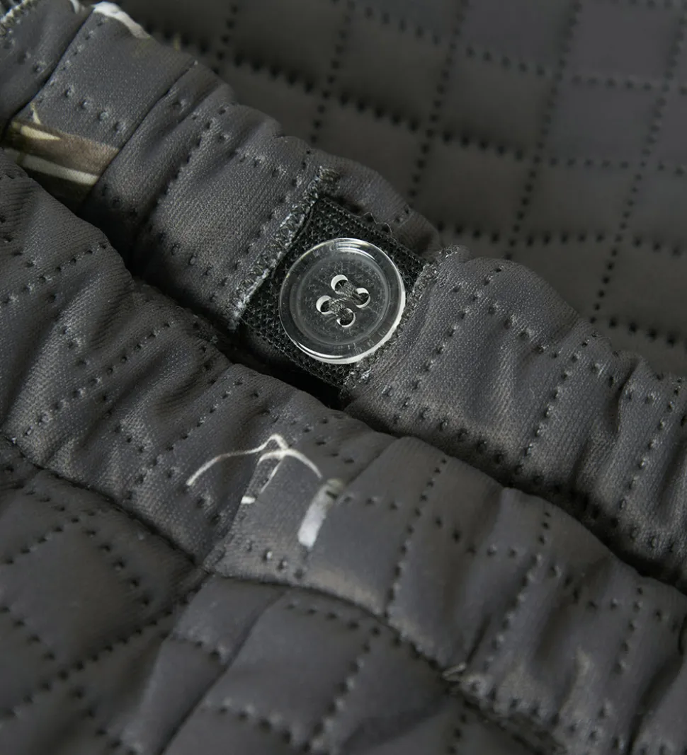 Name It Termotøj m. Fleece - NmmMoon - Grey Pinstripe