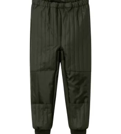 Name It Termotøj m. Fleece - PU - NmmMud - Rosin