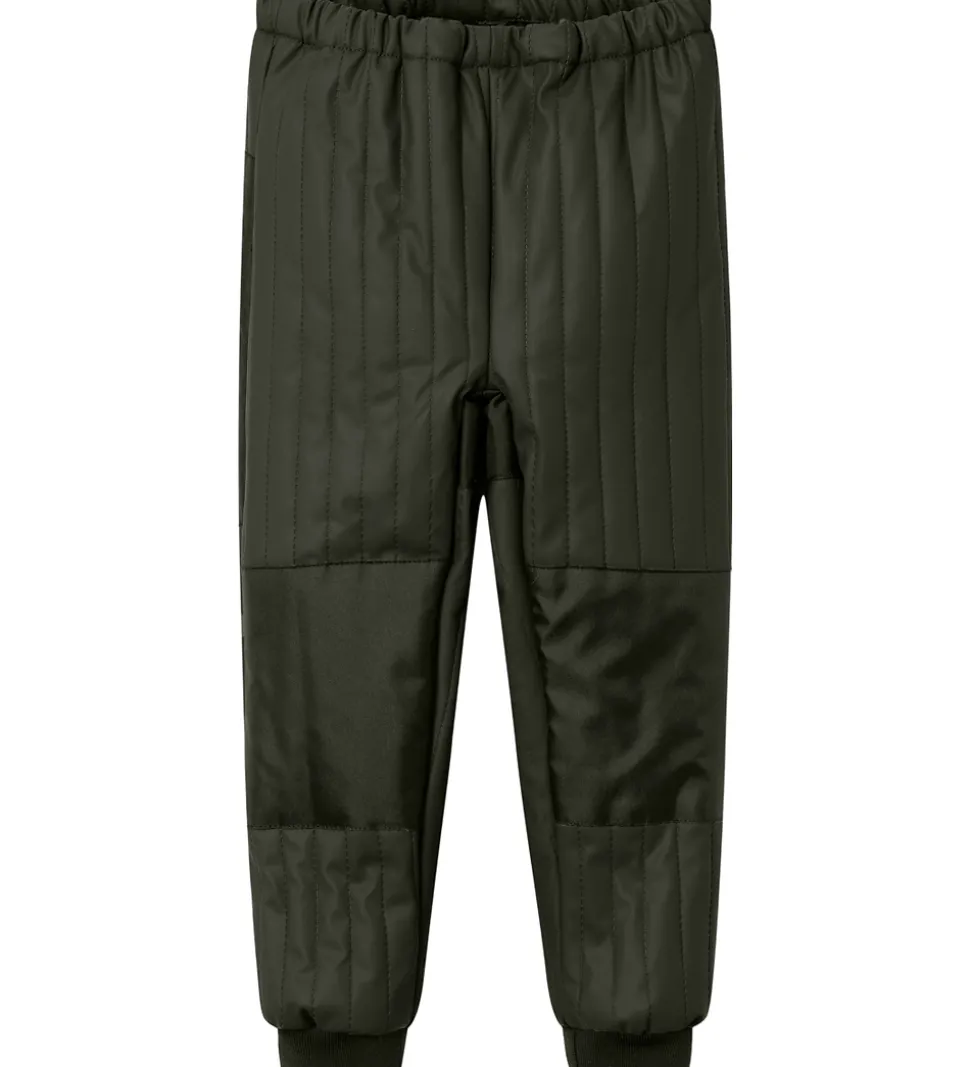 Name It Termotøj m. Fleece - PU - NmmMud - Rosin