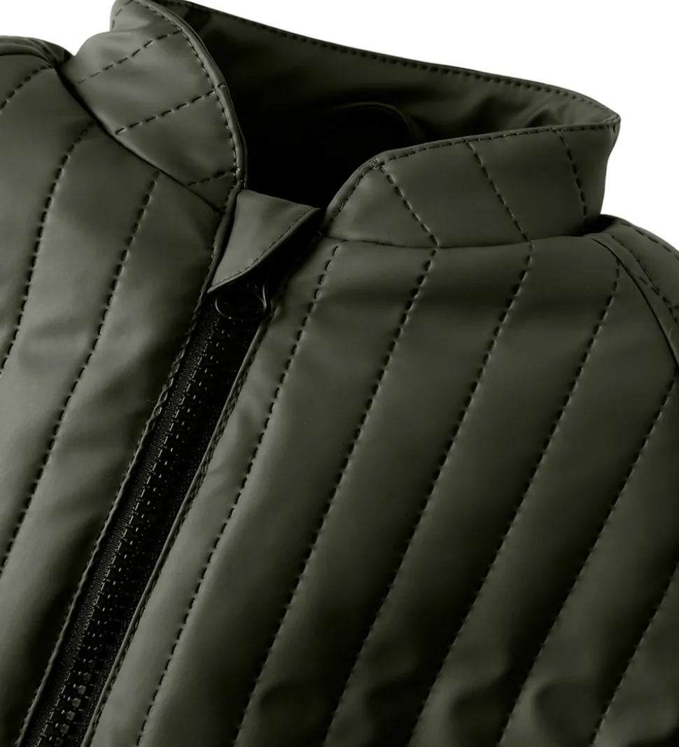 Name It Termotøj m. Fleece - PU - NmmMud - Rosin