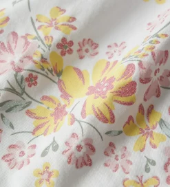 Name It Top - NmfVayana - Bright White/Yellow Flower