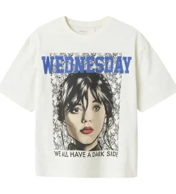 Name It T-shirt - NkfAkara - Wednesday - Cloud Dancer