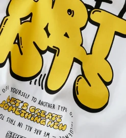 Name It T-shirt - NkmKillian - Bright White/Street Art