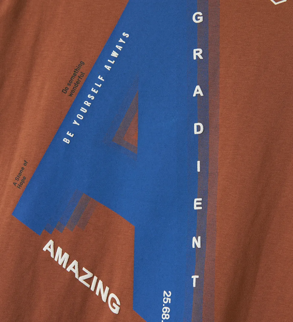 Name It T-Shirt - NkmOakley - Carob Brown