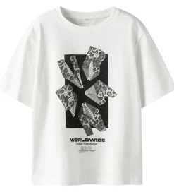 Name It T-shirt - NkmRon - Cloud Dancer