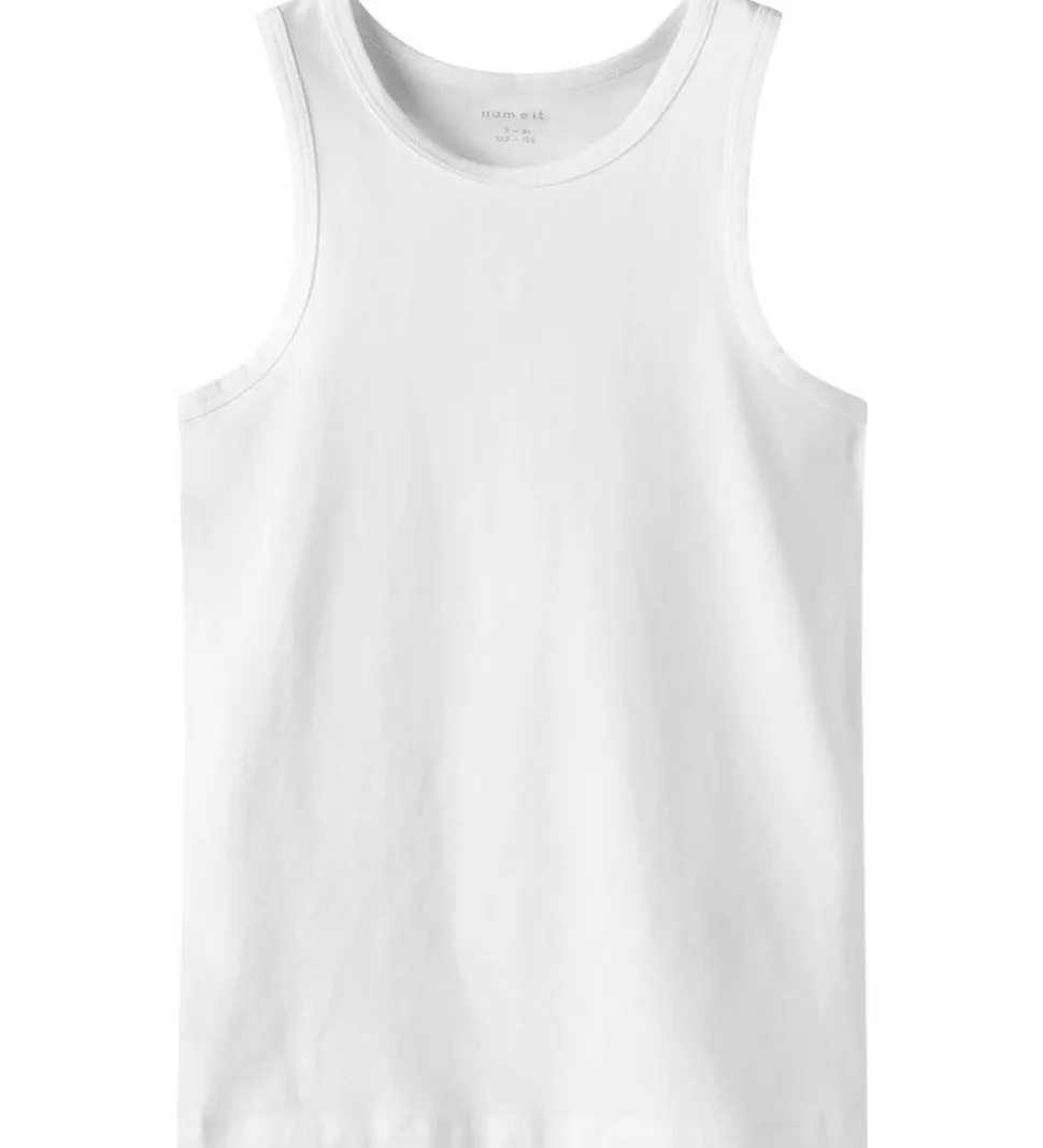 Name It Undertrøje - Noos - NkmTank - 4-pak - Sort/w/ 2 x Bright