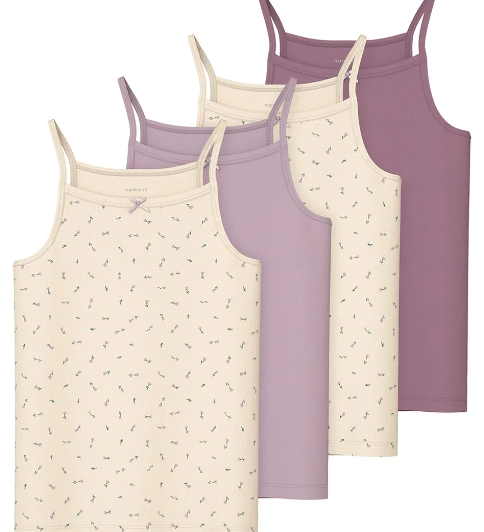 Name It Undertrøjer - Noos - 4-pak - Buttercream