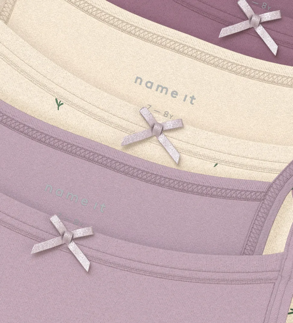 Name It Undertrøjer - Noos - 4-pak - Buttercream