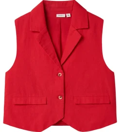 Name It Vest - NkfFalinnen - Kort - Chinese Red