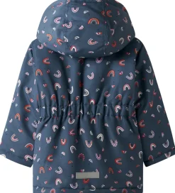 Name It Vinterjakke - NmfMaxi - Vintage Indigo/Rainbow