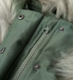 Name It Vinterjakke - NOOS - NkfMilla Parka - Agave Green