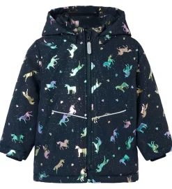 Name It Vinterjakke - Noos - NmfMaxi - Dark Sapphire/Unicorn