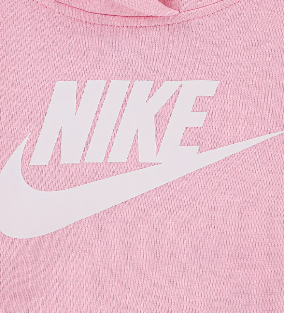 Nike Sweatssæt - Hættetrøje/Sweatpants - Mineral Soft Pink