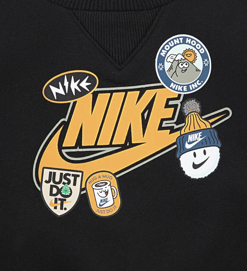 Nike Sweatsæt - Fleece - Sort