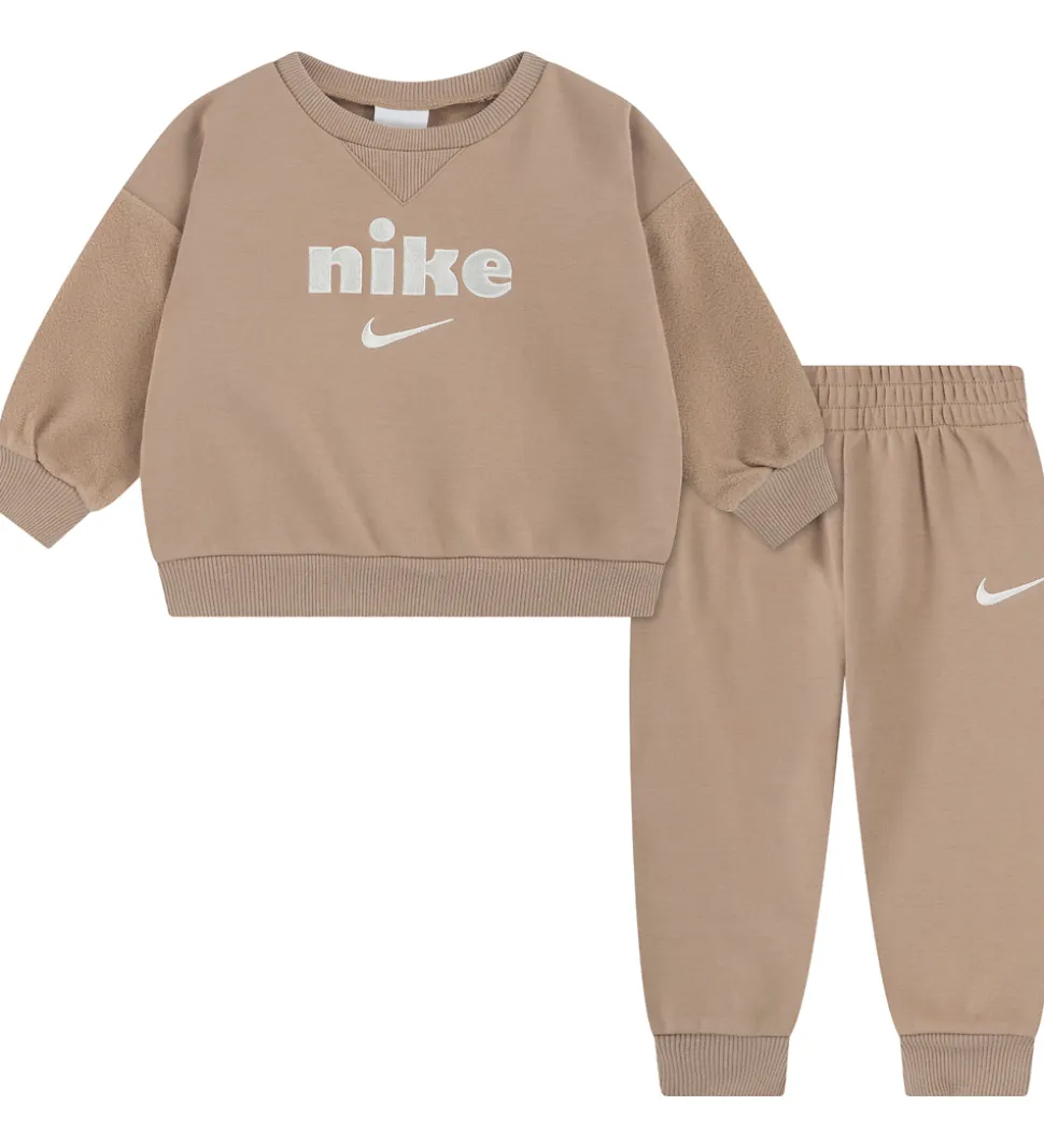 Nike Sweatsæt - Crew - Hemp