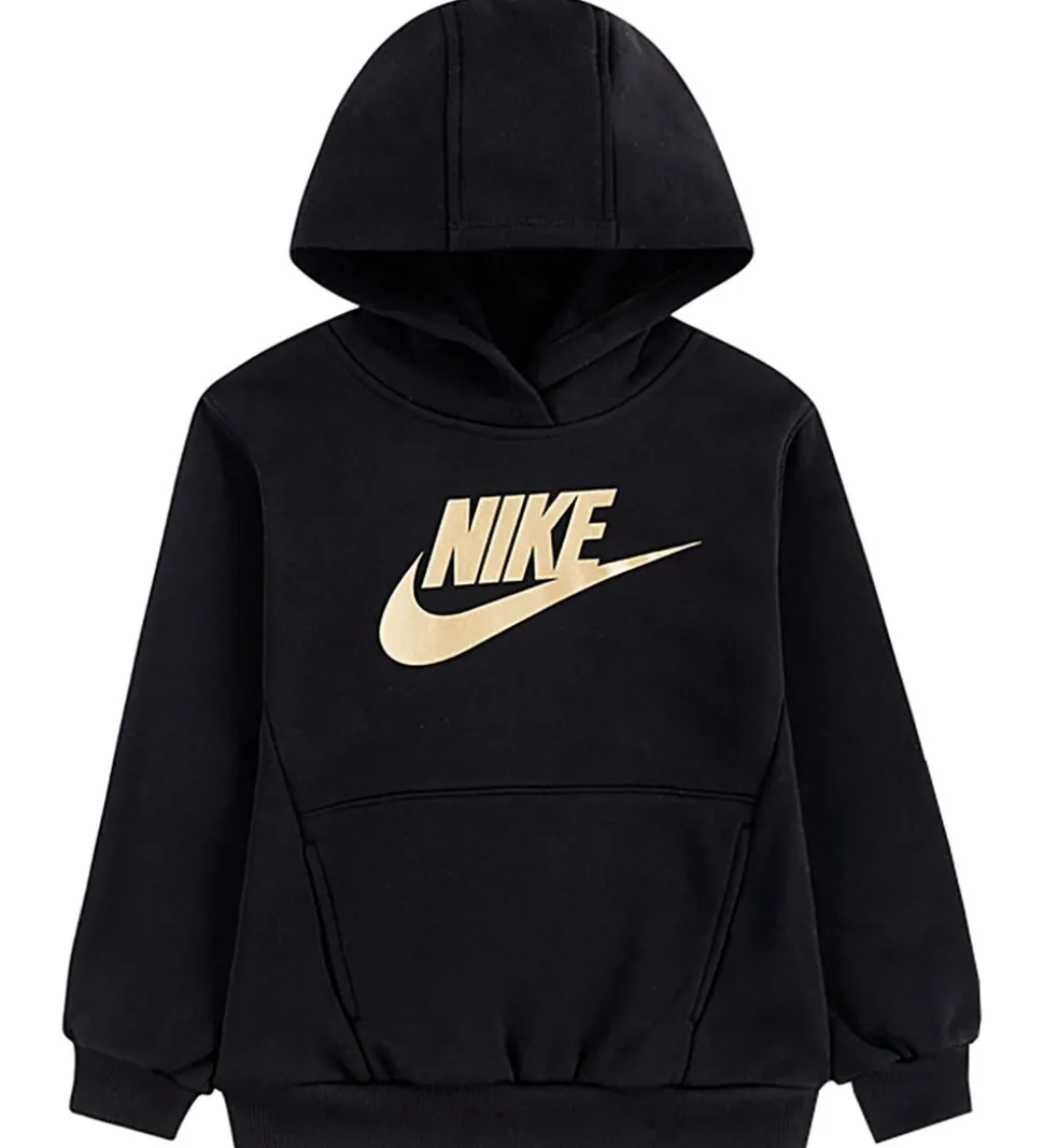 Nike Sweatsæt - Sort/Guld