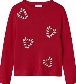 Nmae It Bluse - Strik - NkfRajul - Jester Red