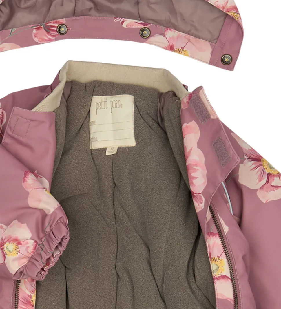 Petit Piao Flyverdragt - PPDard - Autumn Anemone AOP