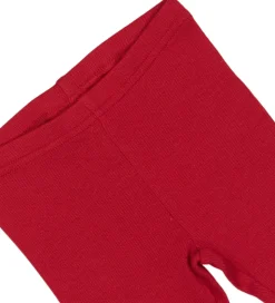 Petit Piao Leggings - Rib - Modal - Jet Red