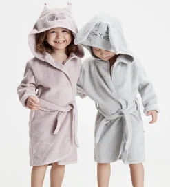 Pippi Baby Badekåbe - Grå m. Kanin