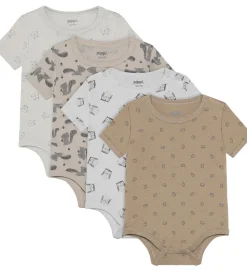 Pippi Baby Bodyer k/æ - 4-pak - Rainy Day