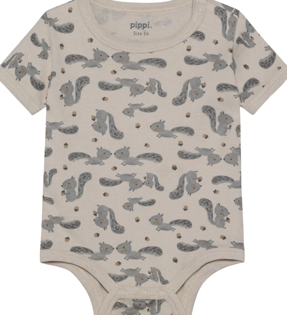 Pippi Baby Bodyer k/æ - 4-pak - Rainy Day