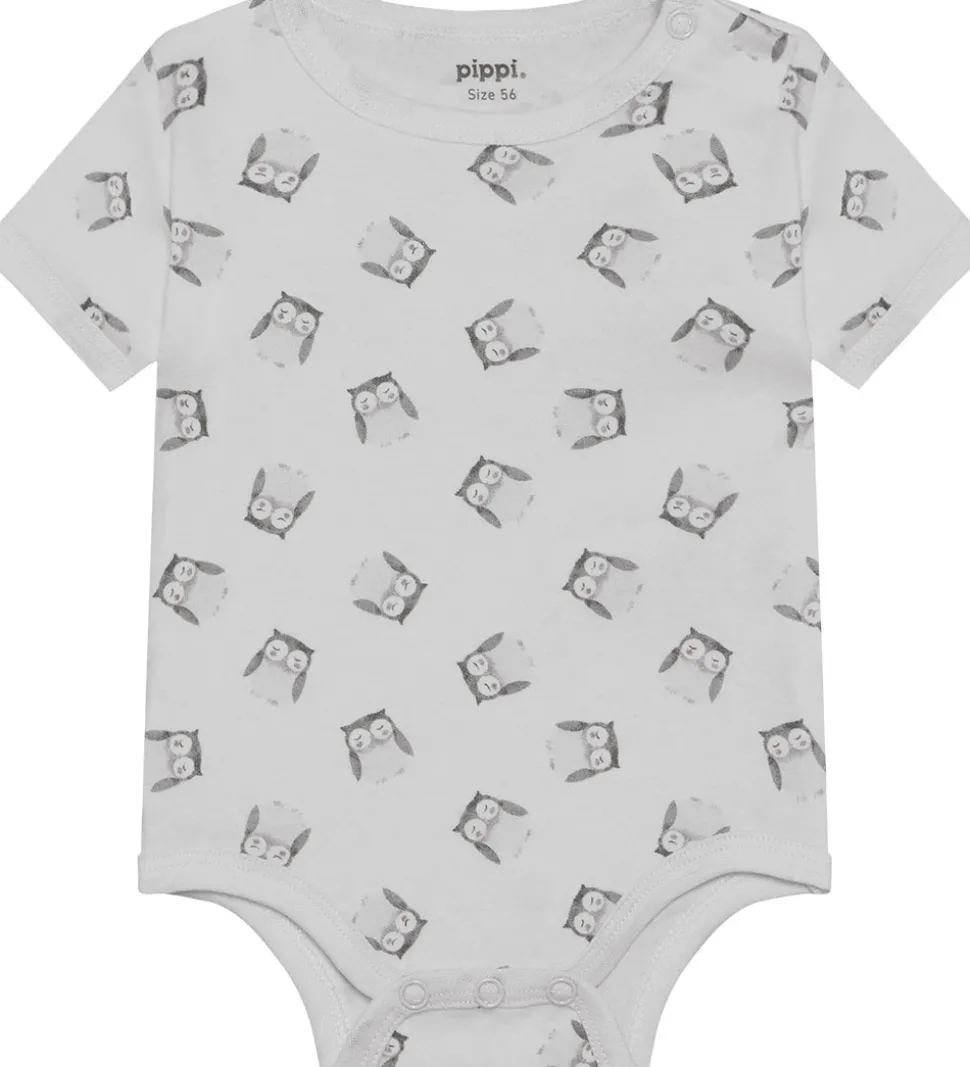 Pippi Baby Bodyer k/æ - 4-pak - Rainy Day