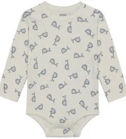 Pippi Baby Bodyer l/æ - 4-pak - Flint Stone