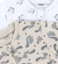 Pippi Baby Heldragter - Natdragter - 2-pak - Rainy Day