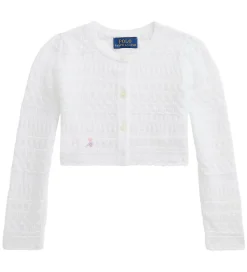 Polo Ralph Lauren Cardigan - Cropped - Strik - Classics I - Hvid