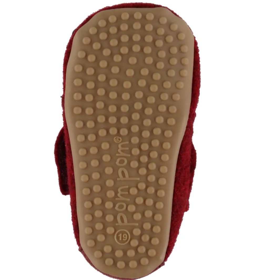 Pom Pom Hjemmesko - Uld - Bourdoux Melange