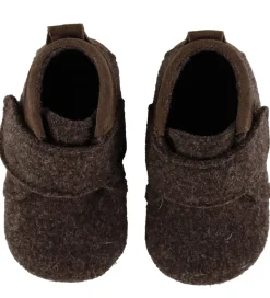 Pom Pom Hjemmesko - Uld - Brun