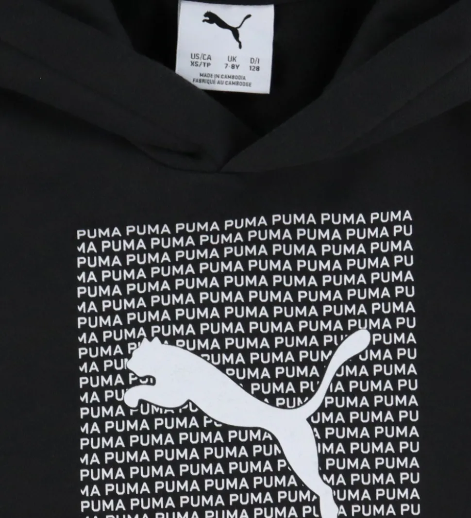Puma Hættetrøje - ESS LOGO Lab - Sort