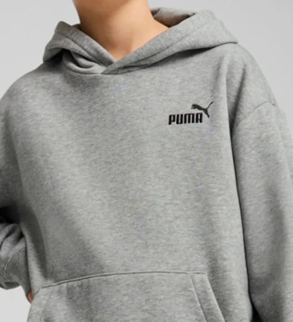 Puma Hættetrøje - ESS Small No. 1 Logo - Grå