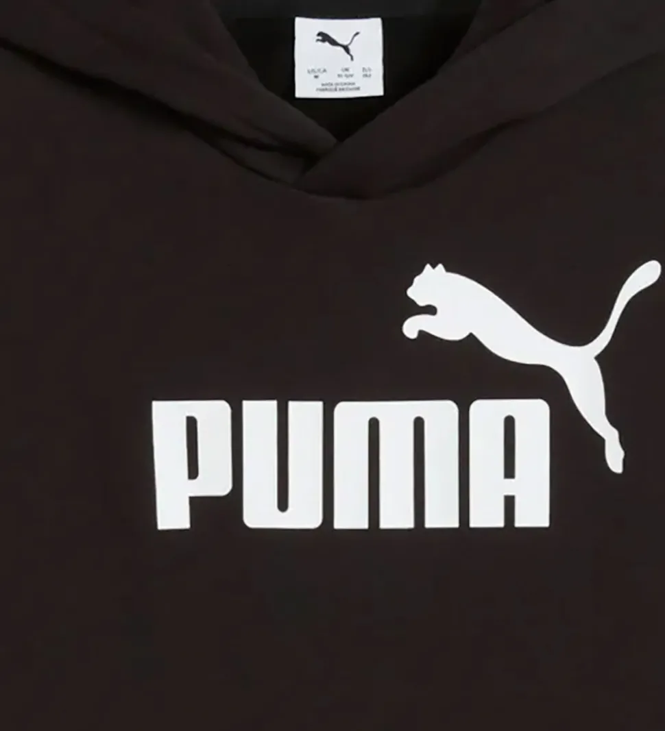 Puma Hættetrøje - Sort m. Hvid
