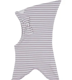 Racing Kids Elefanthue - 2-lags - Elderberry/Ivory m. Sløjfe