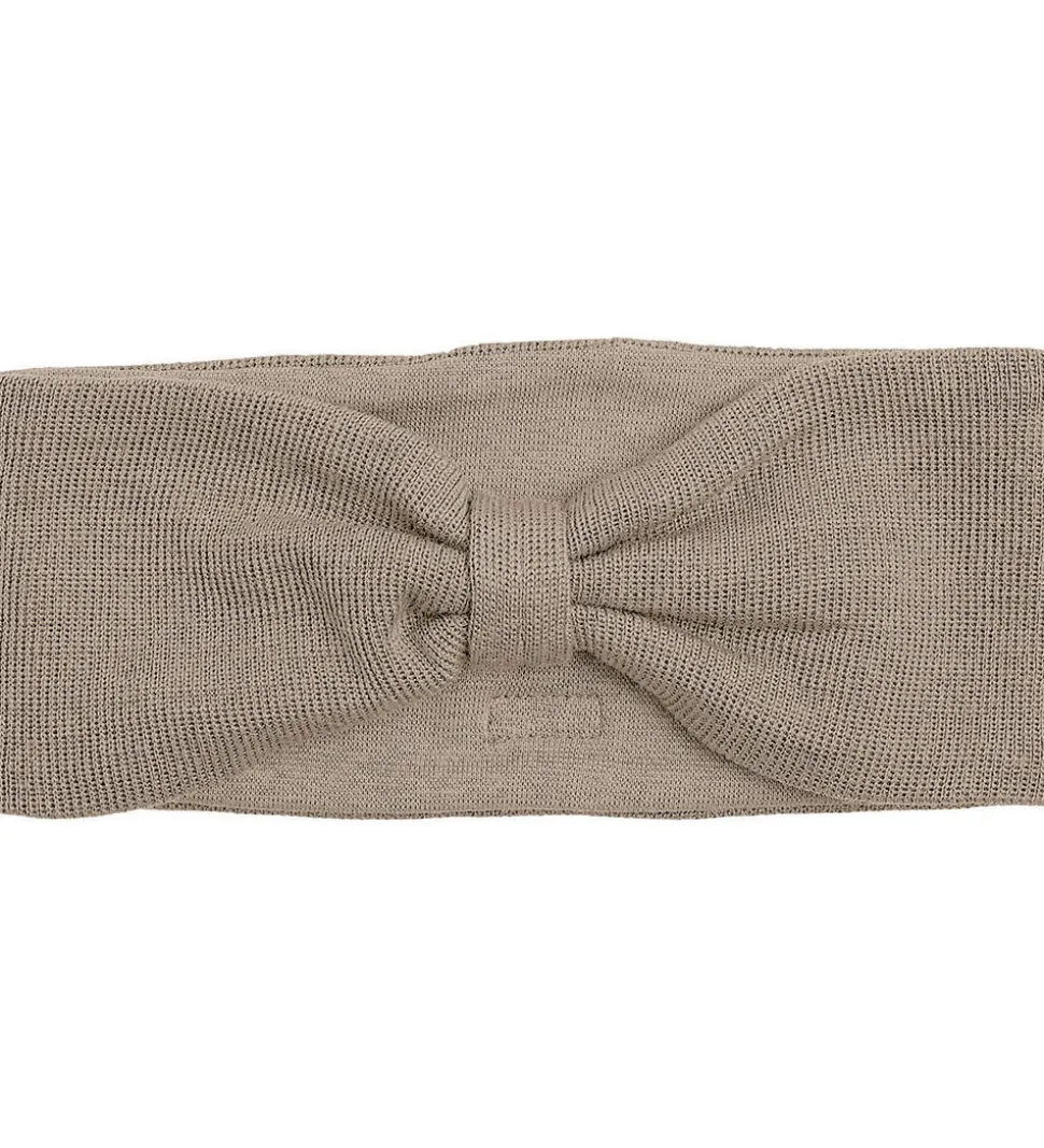 Racing Kids Pandebånd - Uld/Bomuld - Havre m. Sløjfe