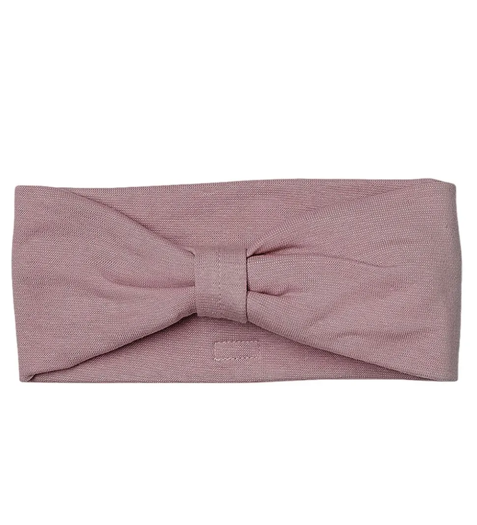 Racing Kids Pandebånd m. Sløjfe - 2-lags - Dusty Rose