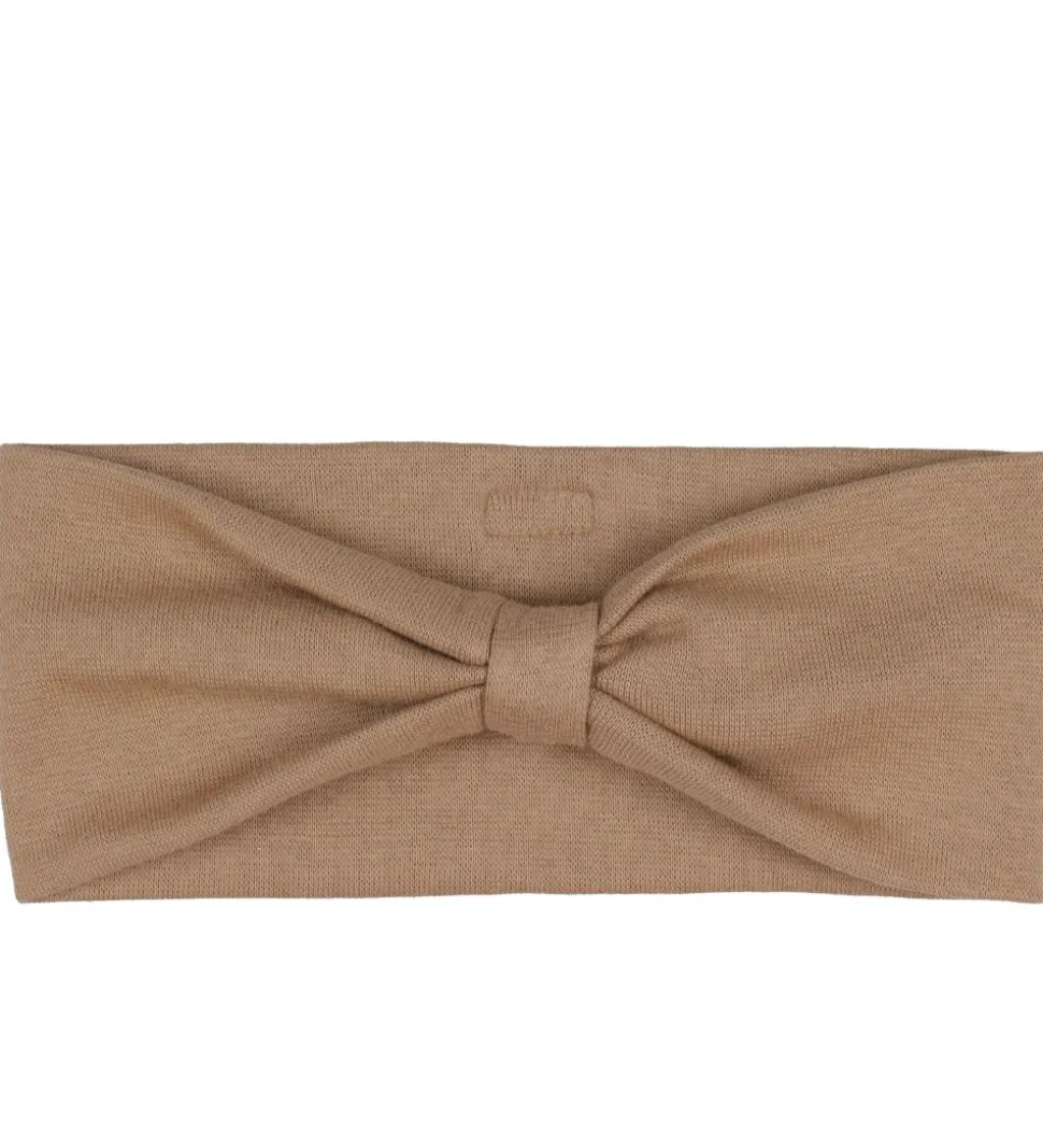 Racing Kids Pandebånd m. Sløjfe - 2-lags - Lysebrun