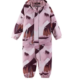 Reima Flyverdragt - Puhuri - Grey Pink m. Print