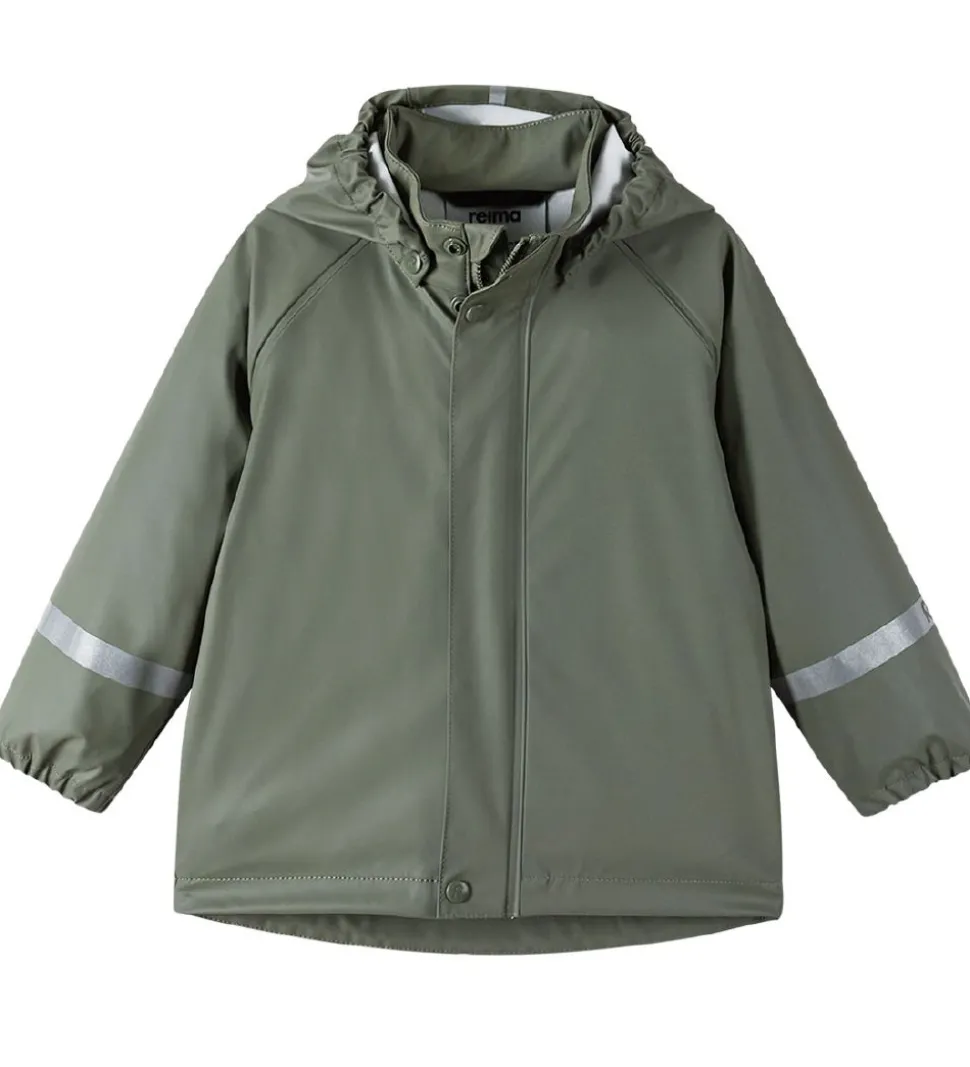 Reima Regntøj m. Seler - Tihku - PU - Greyish Green