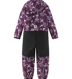 Reima Softshelldragt m. Fleece - Nurmes - Lilla m. Ræve