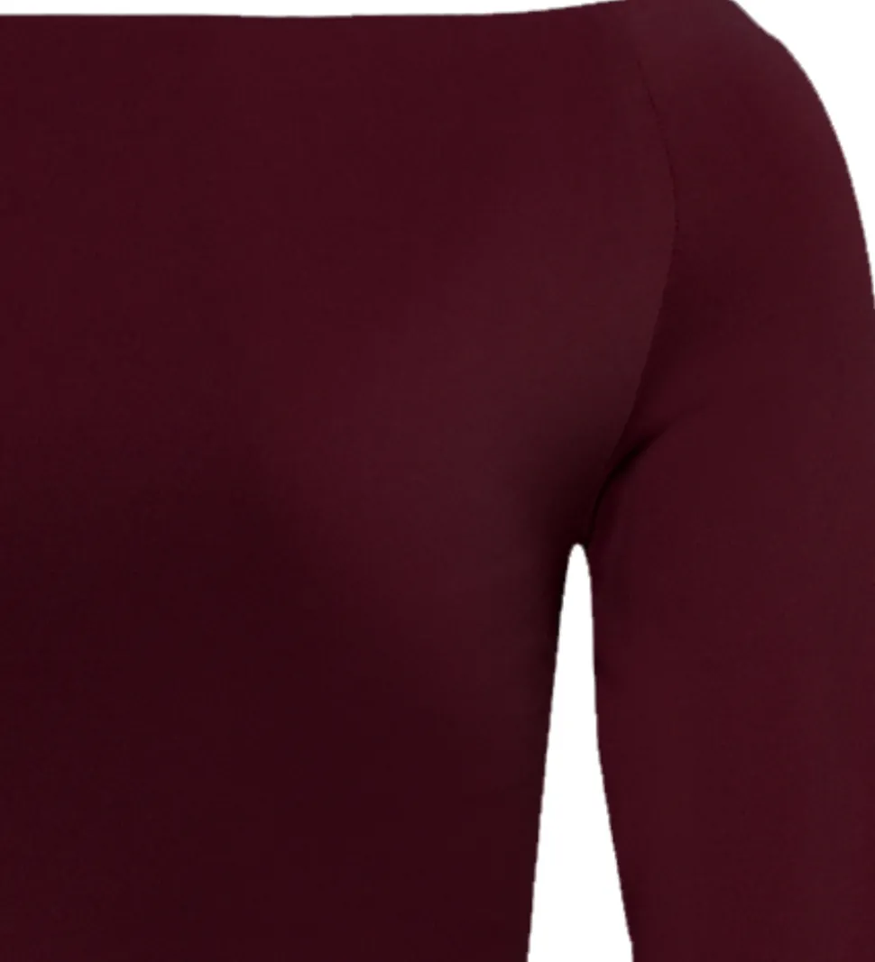 Rosemunde Bluse - Rk Billie - Off Shoulder - Tawnny Port